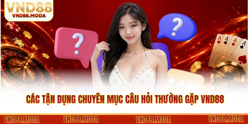 Các tận dụng chuyên mục câu hỏi thường gặp VND88