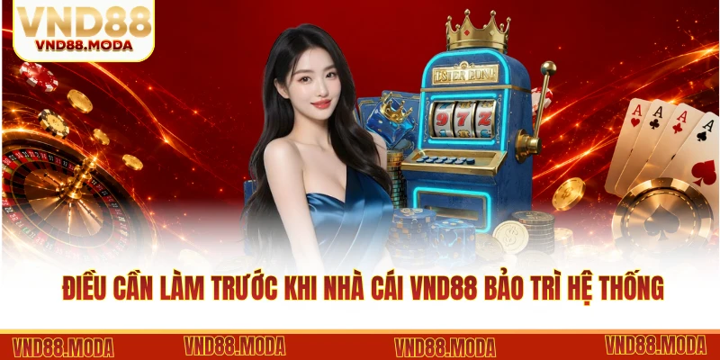 Điều cần làm trước khi nhà cái VND88 bảo trì hệ thống