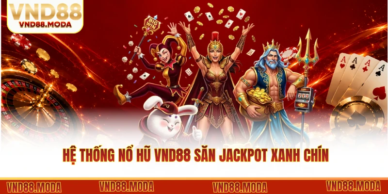 Hệ thống nổ hũ VND88 săn Jackpot xanh chín