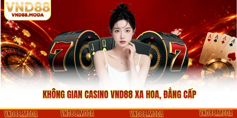Không gian casino VND88 xa hoa, đẳng cấp