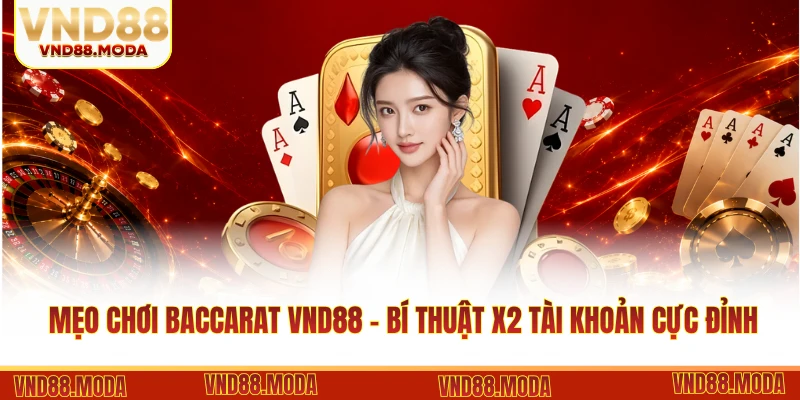 Mẹo Chơi Baccarat VND88 - Bí Thuật X2 Tài Khoản Cực Đỉnh