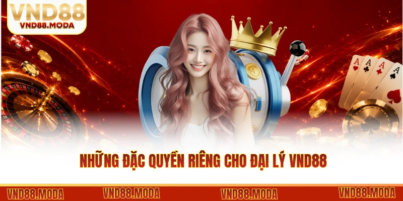 Những đặc quyền riêng cho đại lý VND88